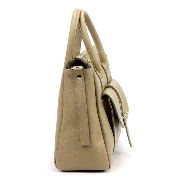 Camilla PREMIUM 10.016 DOLLARO taupe natūralios odos rankinė taupe