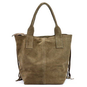 Luka 25-012 taupe natūralios odos rankinė taupe