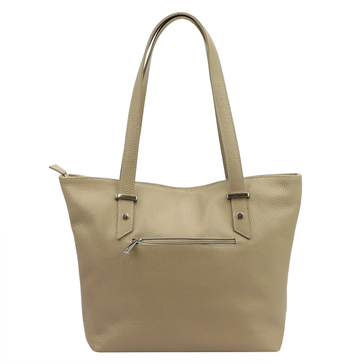 MiaMore 01-058 DOLLARO rusvai pilka odinė rankinė taupe