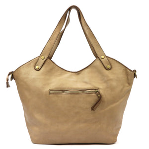 VS 016 taupe natūralios odos rankinė taupe