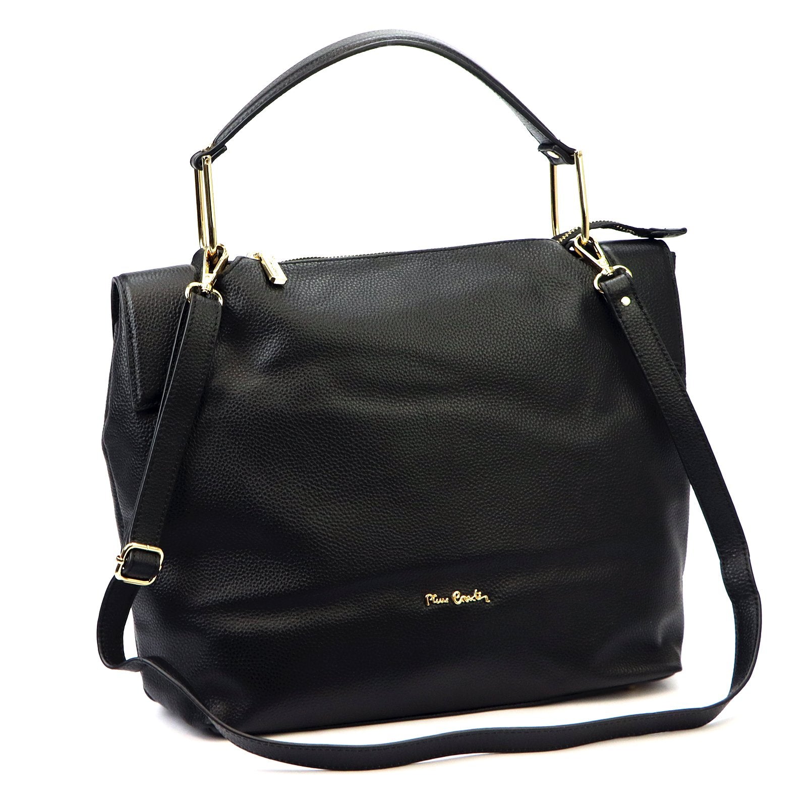 Pierre Cardin 55092 FRZ DOLLARO juoda odinė rankinė czarny