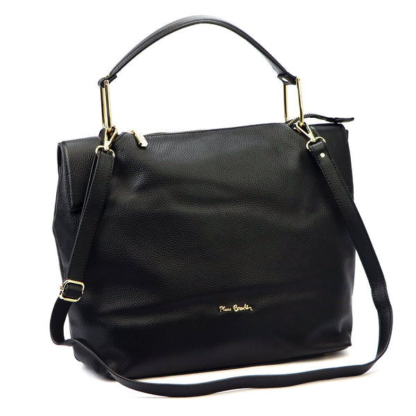 Pierre Cardin 55092 FRZ DOLLARO juoda odinė rankinė czarny