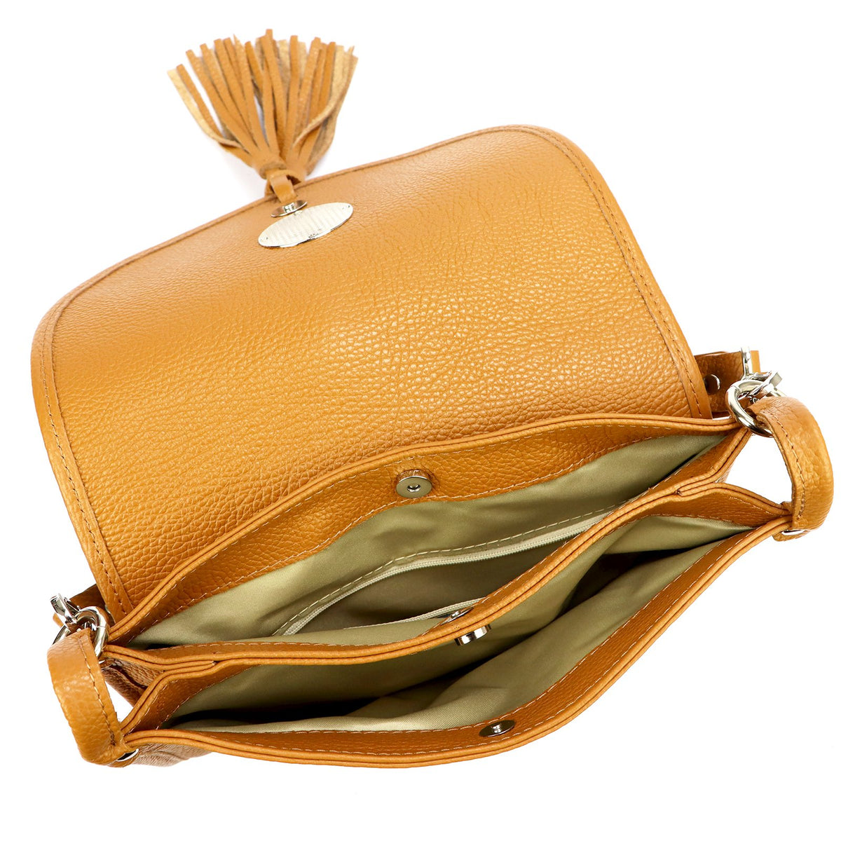 Gregorio 1715 DOLLARO camel-1 natūralios odos rankinė camel-1