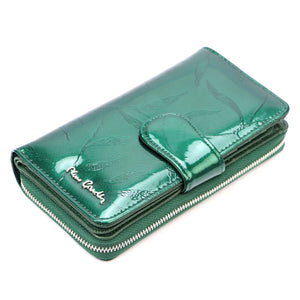 Pierre Cardin 02 LEAF 116 žalia piniginė zielony