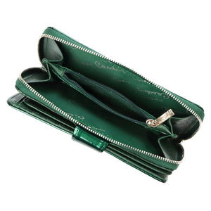 Pierre Cardin 02 LEAF 116 žalia piniginė zielony