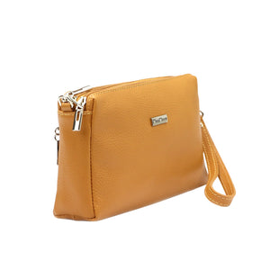 MiaMore 01-042 DOLLARO odinė rankinė camel-1 camel-1