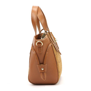 Luka 24-092 CROCO camel-2 natūralios odos rankinė camel-2