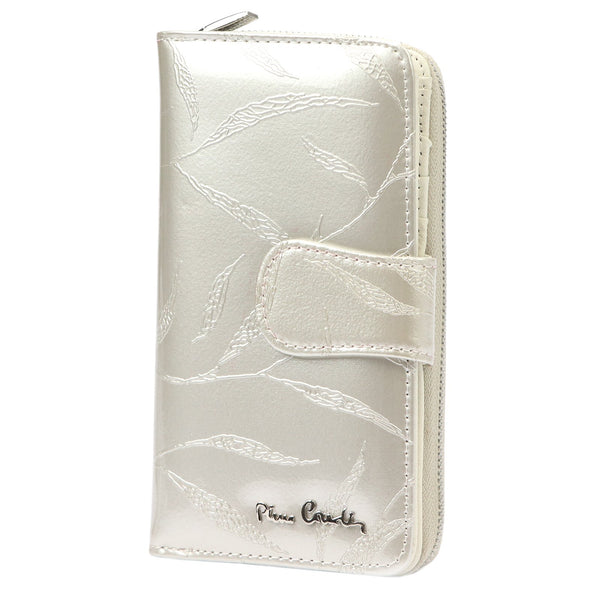 Pierre Cardin 02 LEAF 116 kreminė piniginė cream