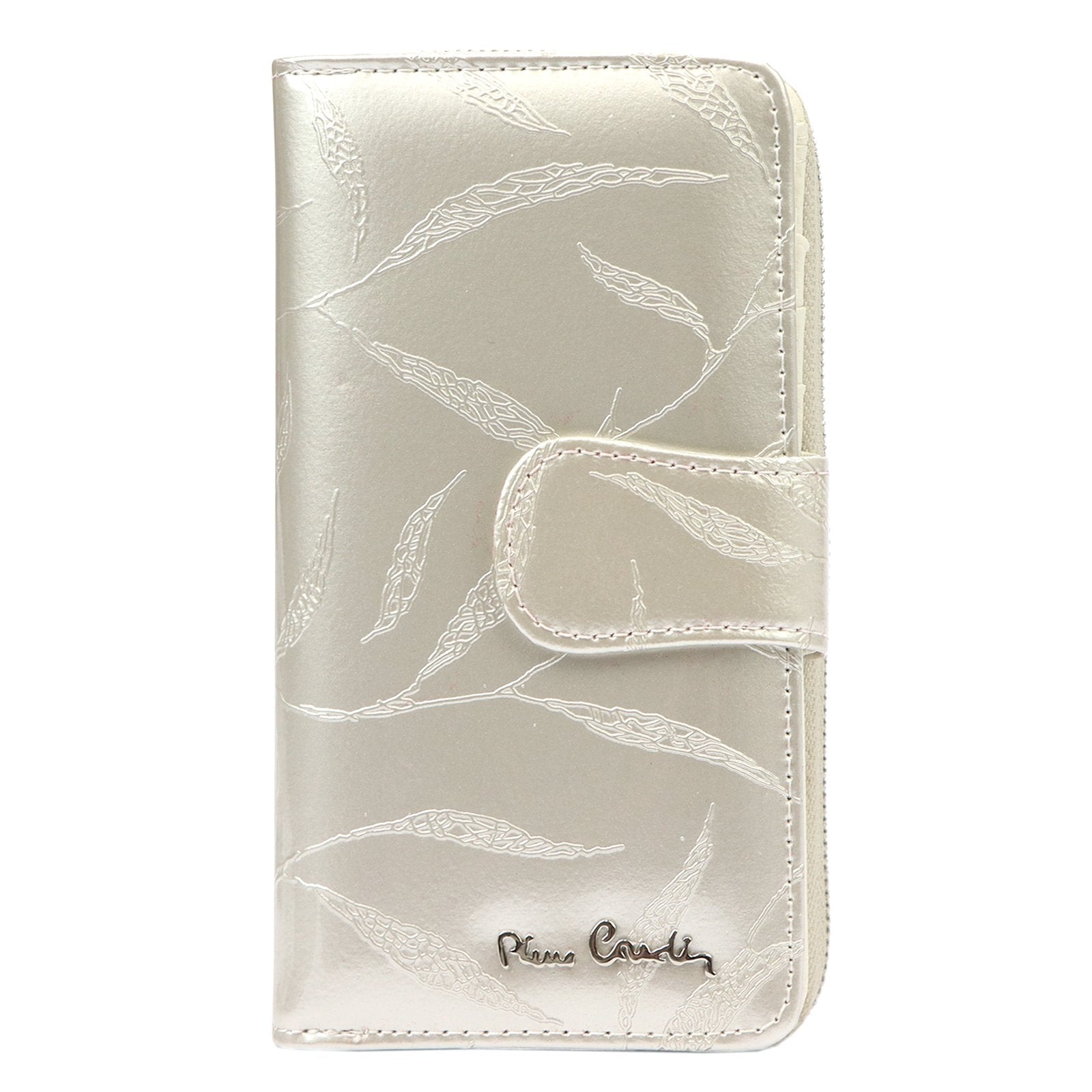 Pierre Cardin 02 LEAF 116 kreminė piniginė cream