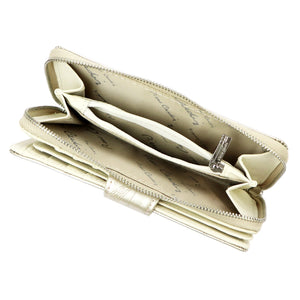 Pierre Cardin 02 LEAF 116 kreminė piniginė cream