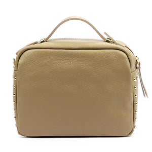 Luka 25-062 DOLLARO taupe natūralios odos rankinė taupe