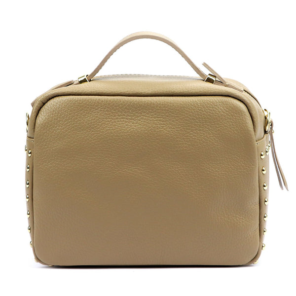 Luka 25-062 DOLLARO taupe natūralios odos rankinė taupe