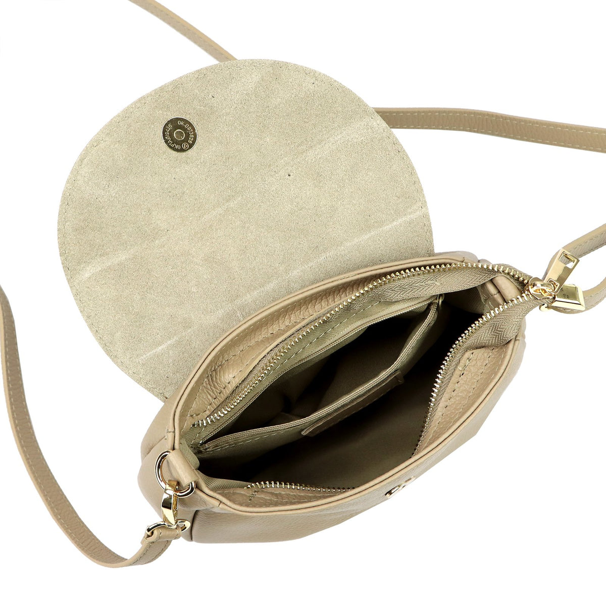 Luka 26-109 DOLLARO taupe natūralios odos rankinė taupe