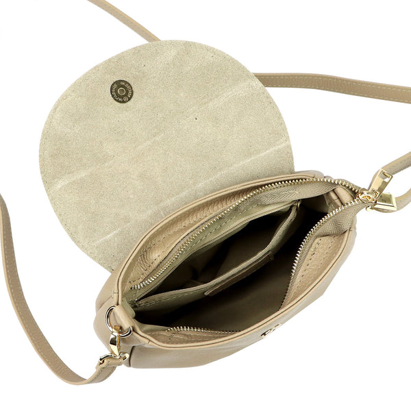 Luka 26-109 DOLLARO taupe natūralios odos rankinė taupe