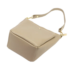 Luka 26-018 DOLLARO taupe odinė rankinė taupe