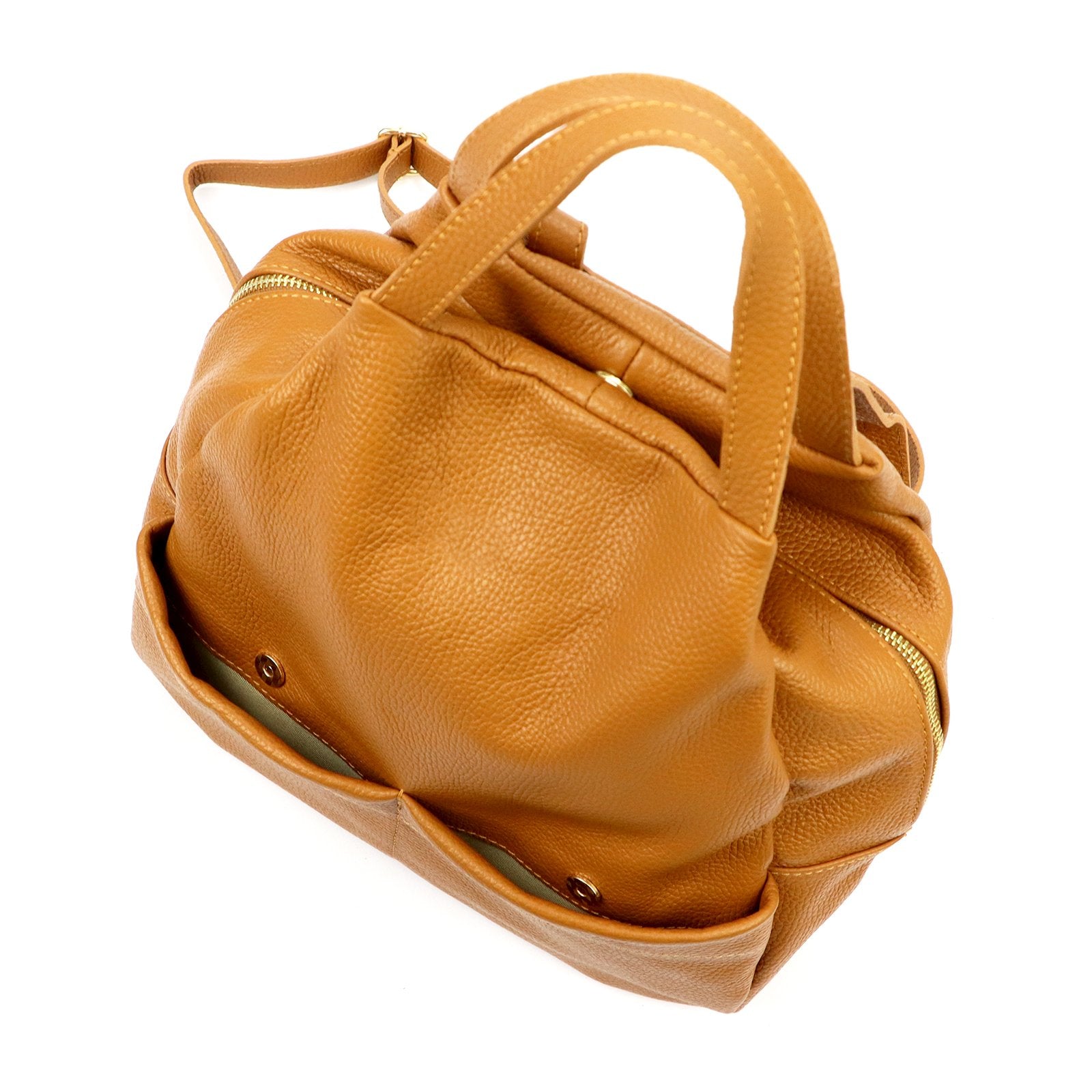 Luka 24-070 DOLLARO camel-1 odinė kuprinė camel-1