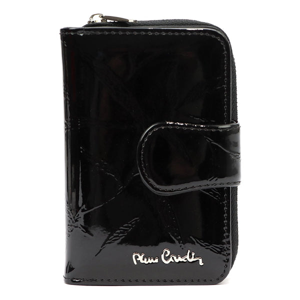 Pierre Cardin 02 LEAF 115 juoda odinė piniginė czarny