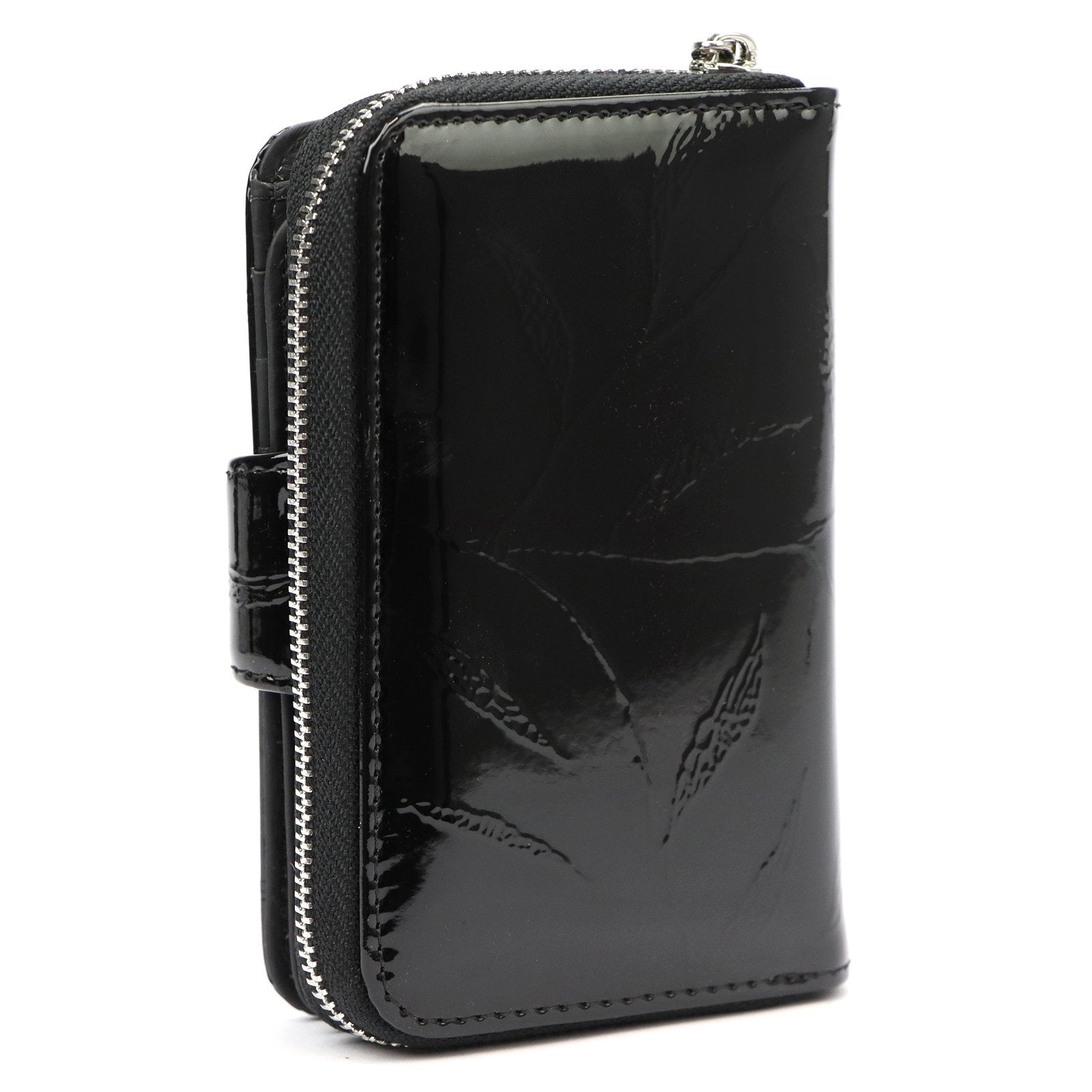 Pierre Cardin 02 LEAF 115 juoda odinė piniginė czarny