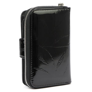Pierre Cardin 02 LEAF 115 juoda odinė piniginė czarny