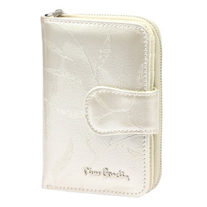 Pierre Cardin 02 LEAF 115 kreminė odinė piniginė cream
