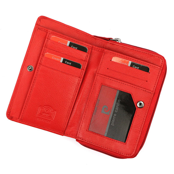 Pierre Cardin TILAK161 22036 raudona piniginė czerwony