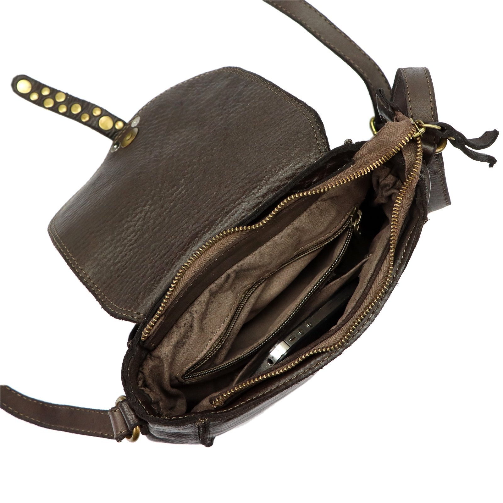 VS 002 tamsiai ruda odinė rankinė ciemny brąz