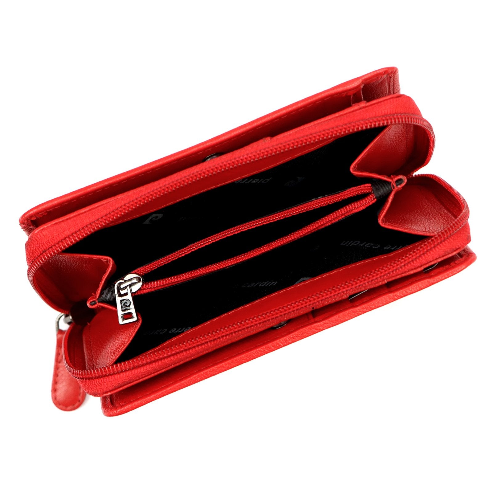 Pierre Cardin TILAK161 22036 raudona piniginė czerwony
