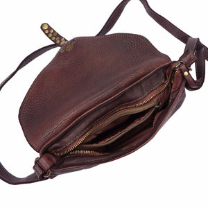 VS 013 bordo spalvos natūralios odos rankinė bordo