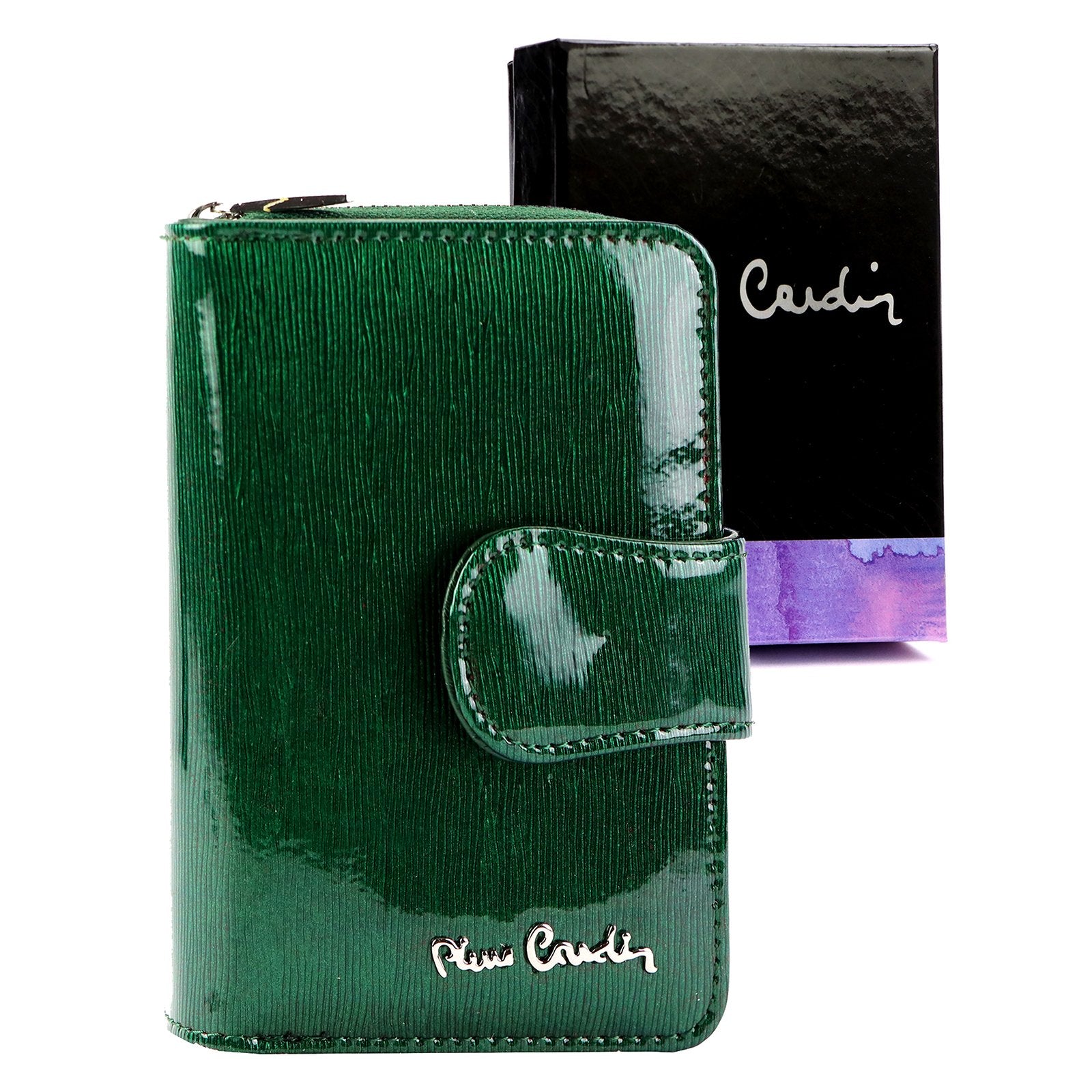 Pierre Cardin 05 LINE 115 žalia piniginė zielony