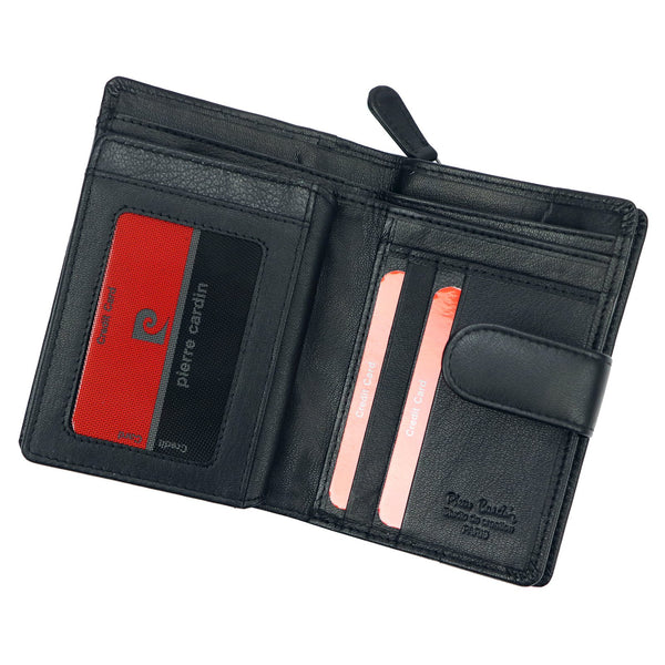 Pierre Cardin TILAK161 2571 juoda odinė piniginė czarny