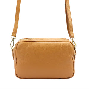 MiaMore 01-027 DOLLARO natūralios odos rankinė, camel-1 camel-1
