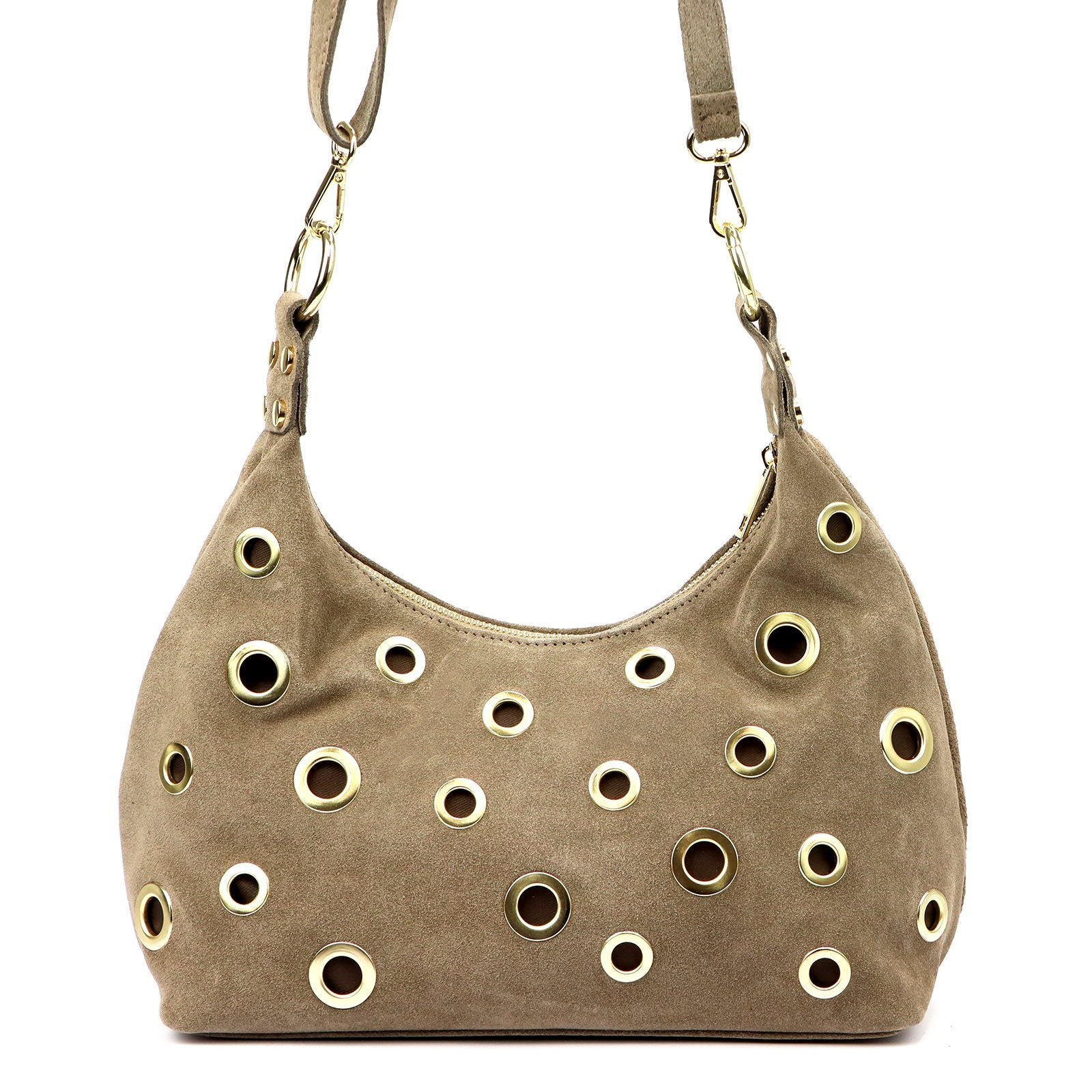 Luka 26-052 taupe odinė rankinė taupe