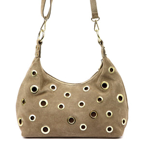 Luka 26-052 taupe odinė rankinė taupe