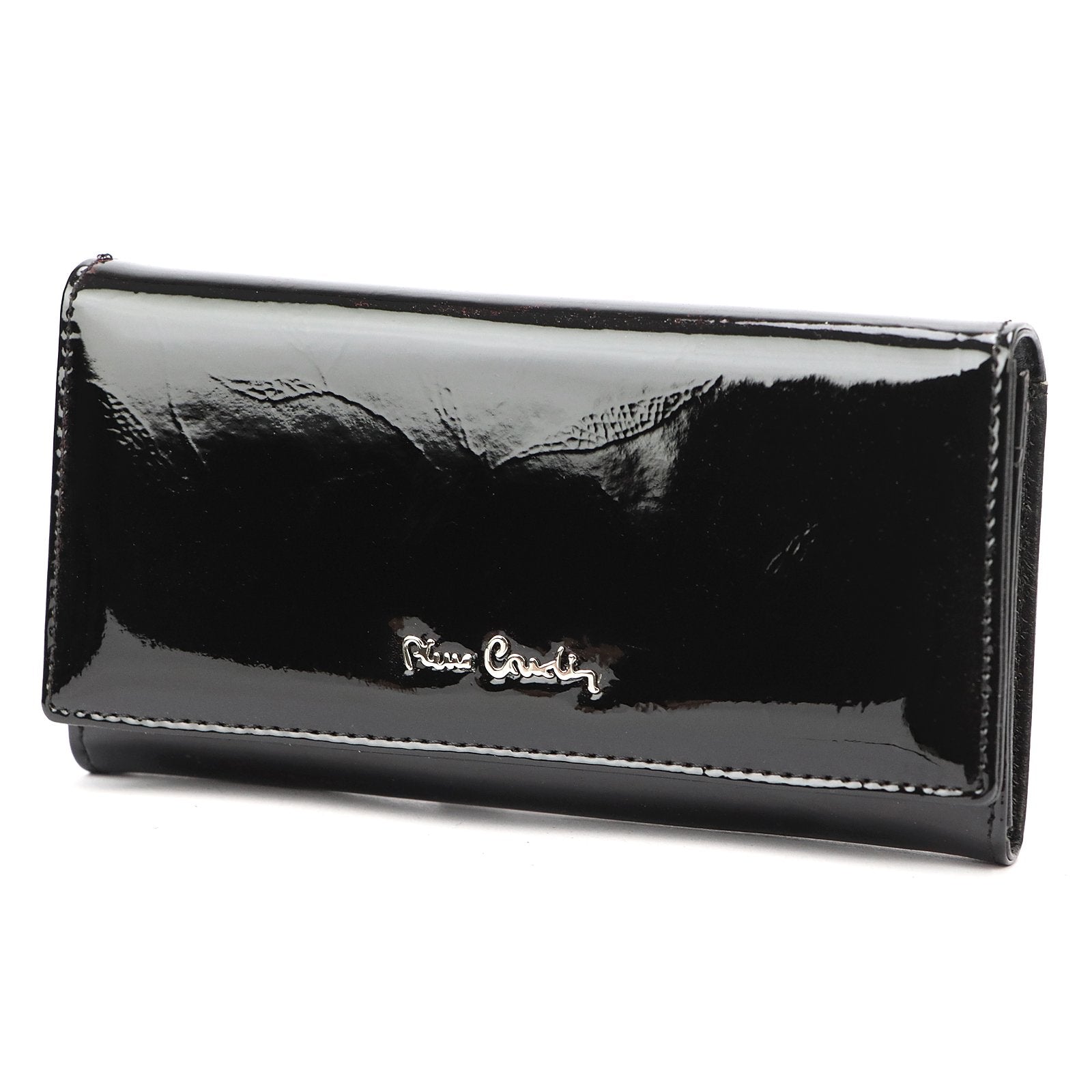 Pierre Cardin 02 LEAF 114 juoda piniginė czarny