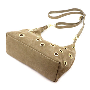 Luka 26-052 taupe odinė rankinė taupe