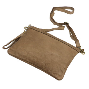 Odinė rankinė VS 065-326, taupe taupe