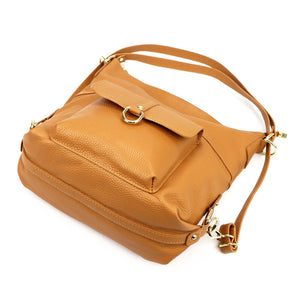 Luka 19-001 DOLLARO GOLD camel-1 natūralios odos rankinė camel-1