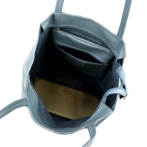 Luka 26-084 DOLLARO džinso spalvos odinė rankinė jeans