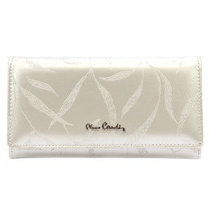 Pierre Cardin 02 LEAF 114 kreminė piniginė cream