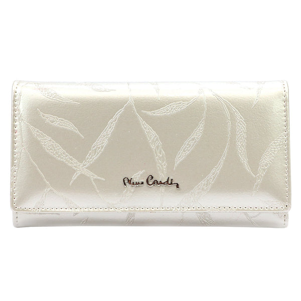 Pierre Cardin 02 LEAF 114 kreminė piniginė cream