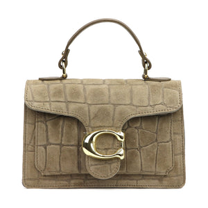 Luka 26-179 CROCO taupe natūralios odos rankinė taupe