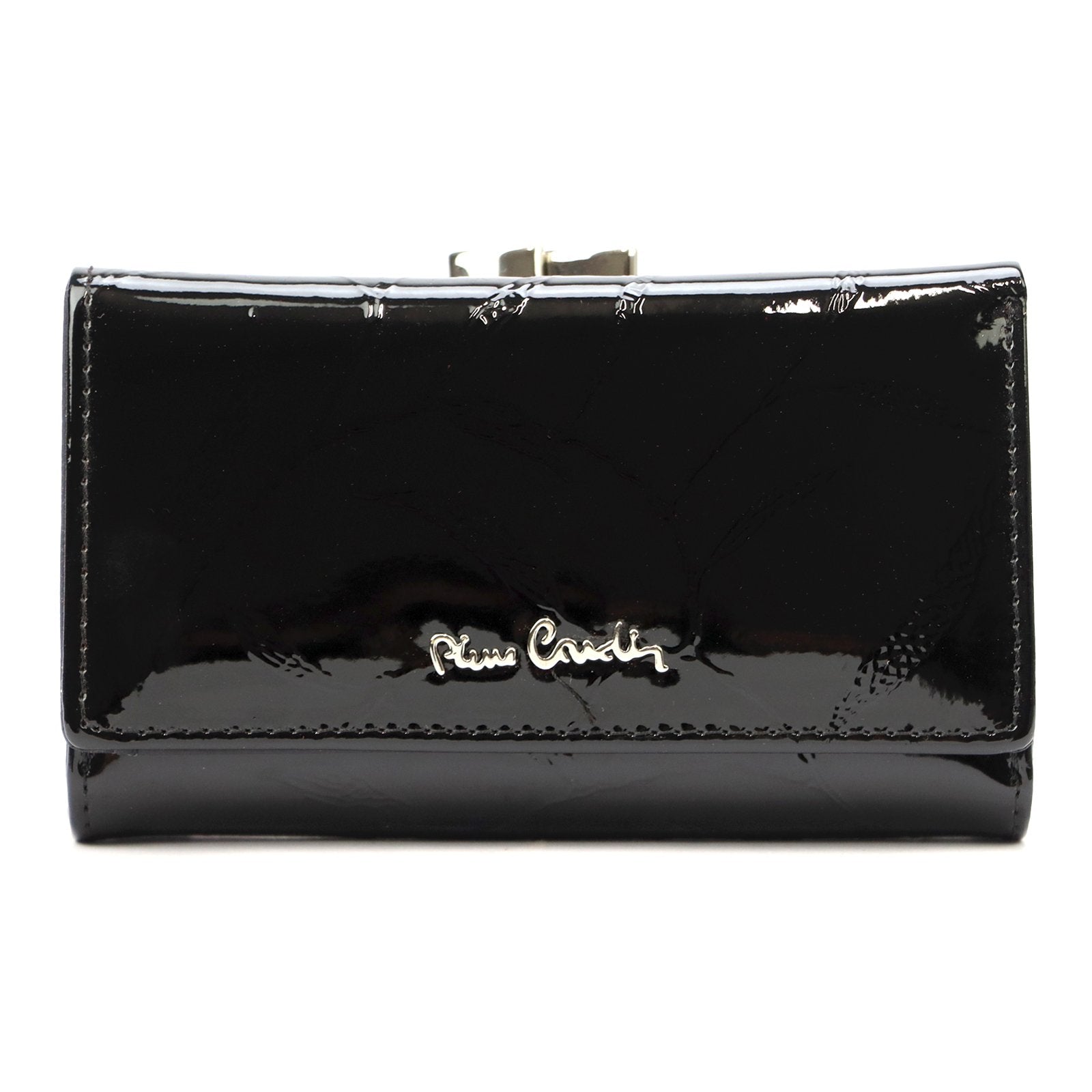 Pierre Cardin 02 LEAF 108 juoda piniginė czarny