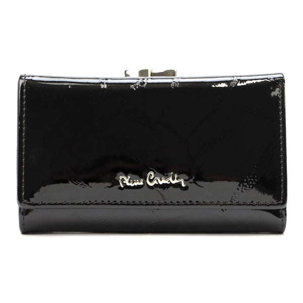 Pierre Cardin 02 LEAF 108 juoda piniginė czarny