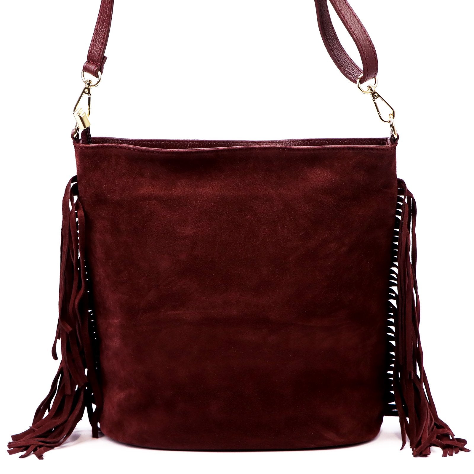 Luka 26-030 bordo odinė rankinė bordo