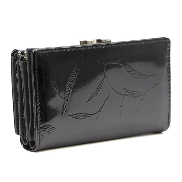 Pierre Cardin 02 LEAF 108 juoda piniginė czarny