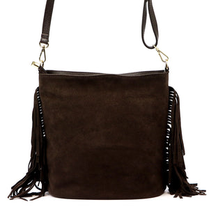 Luka 26-030 tamsiai ruda odinė rankinė ciemny brąz