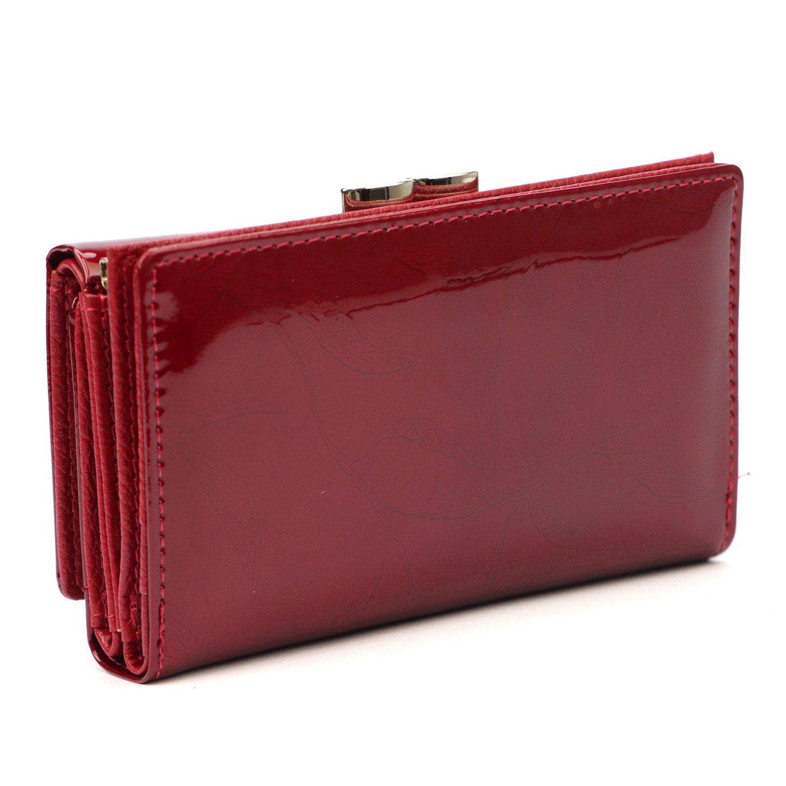 Pierre Cardin 02 LEAF 108 bordo odinė piniginė bordo