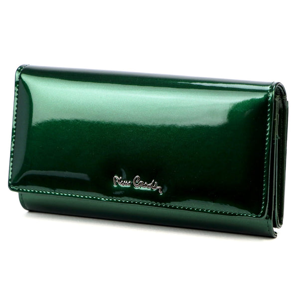 Pierre Cardin 07 SHINY 102 žalia piniginė zielony