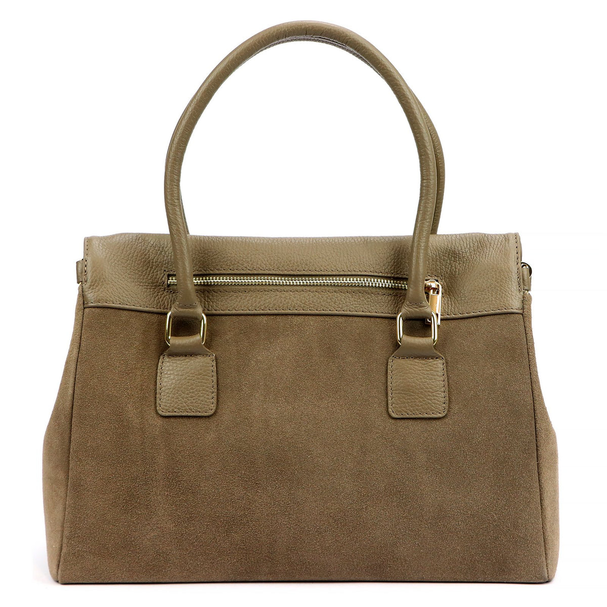 Luka 24-095 MN taupe spalvos odinė rankinė taupe