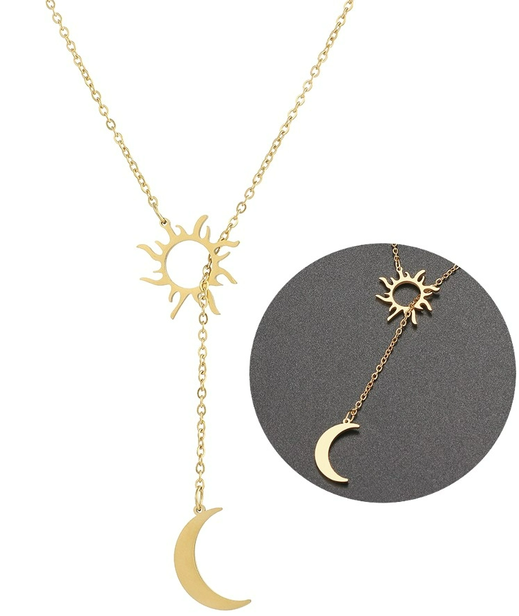 Kaklo papuošalas moterims B6, aukso spalvos